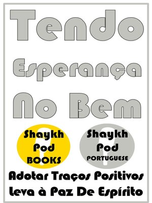 cover image of Tendo Esperança No Bem